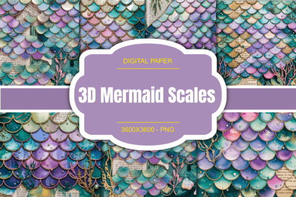 3D Mermaid Scales Junk Journal Page: A Practical Review for Digital Creators