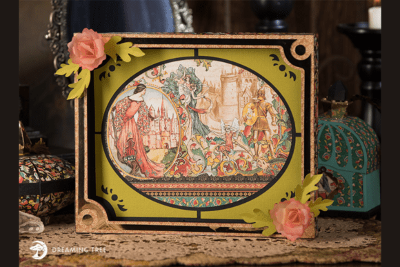Antique Tray SVG: Merging Vintage Aesthetics with Modern Crafting