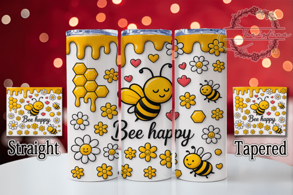 Bee Happy 3D Inflated Honey Tumbler: A Strategic Asset for Custom Drinkware Brands