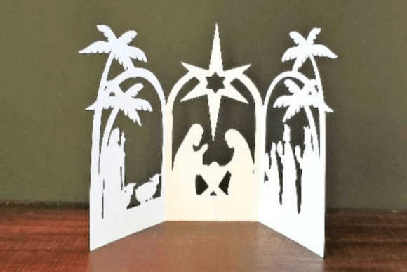 Christmas Manger SVG Template: A Digital Craft