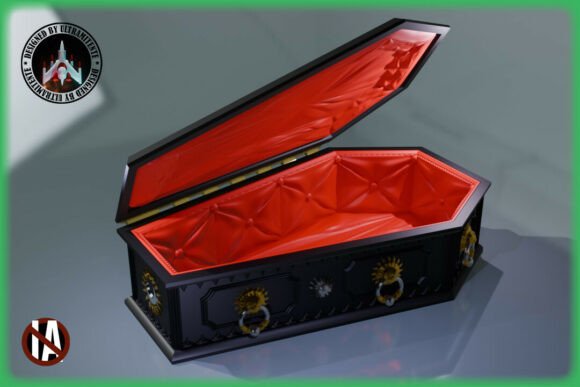 Coffin Jewelry Box: A Gothic 3D Print