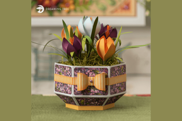 Crocus Planter SVG: Elevate Your Spring Designs