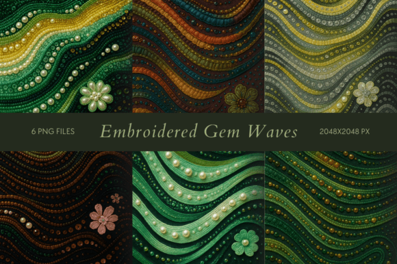 Embroidered Gem Waves: A Practical Evaluation