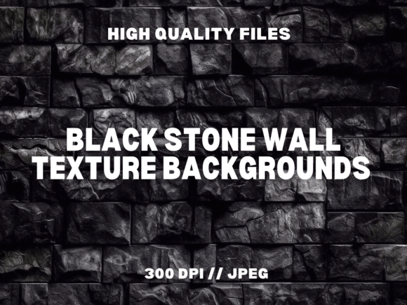 Evaluating the Impact of 10 Black Stone Wall Texture Backgrounds on Modern Design
