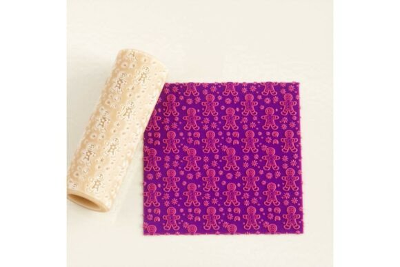 Gingerbread Man Pattern Texture Roller: Elevating Holiday Crafts and Baking