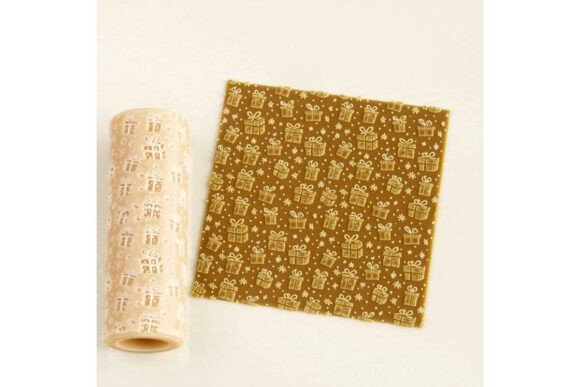 Holiday Gift Box Pattern Texture Roller