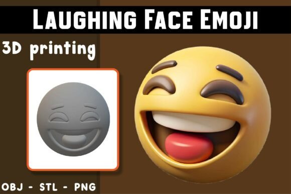 Laughing Face Emoji 3D Model: Integrating Digital Art into Creative Workflows
