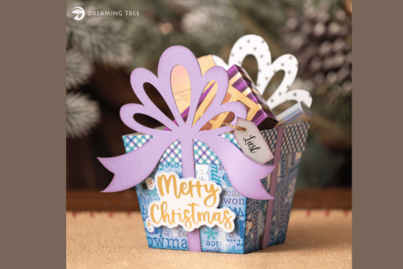 Merry Christmas Treat Box: A Design Asset