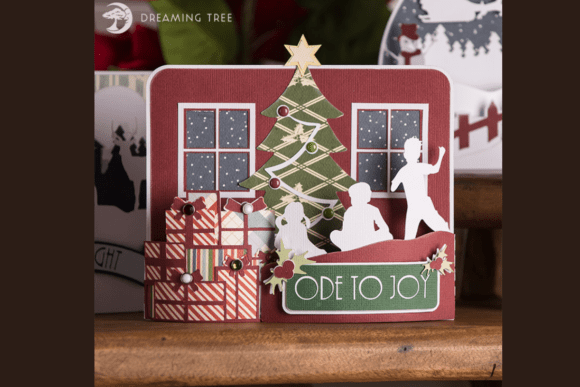Ode to Joy Bendi Card SVG: A Festive 3D Craft