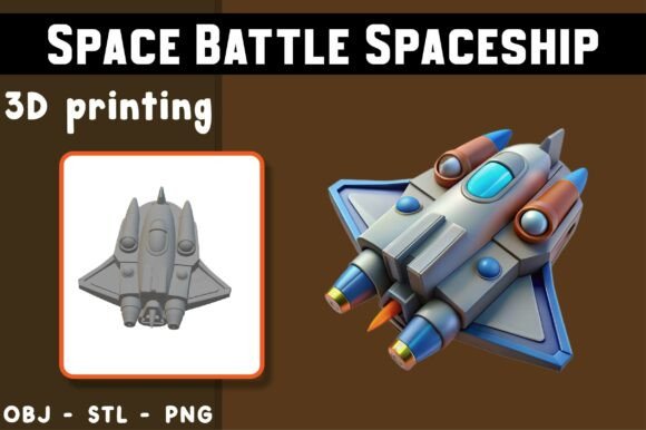 Space Battle Spaceship 3D Model: Bringing Cosmic Adventures to Life