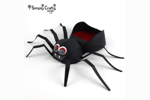 Spider Candy Box SVG: Spooky Halloween Craft