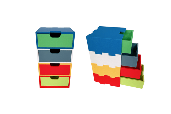 Stackable Drawer 3D Print File: A Modular Solution for Workspace Efficiency