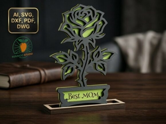 Tattoo Gothic Rose Best Mom 3D Design: A Bold Statement for Modern Motherhood